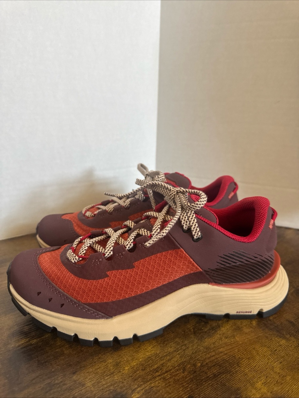 Danner Women's Trail Junction Hiking Shoe Chocolate/Rhodo Red - 65202 NEW 7.5